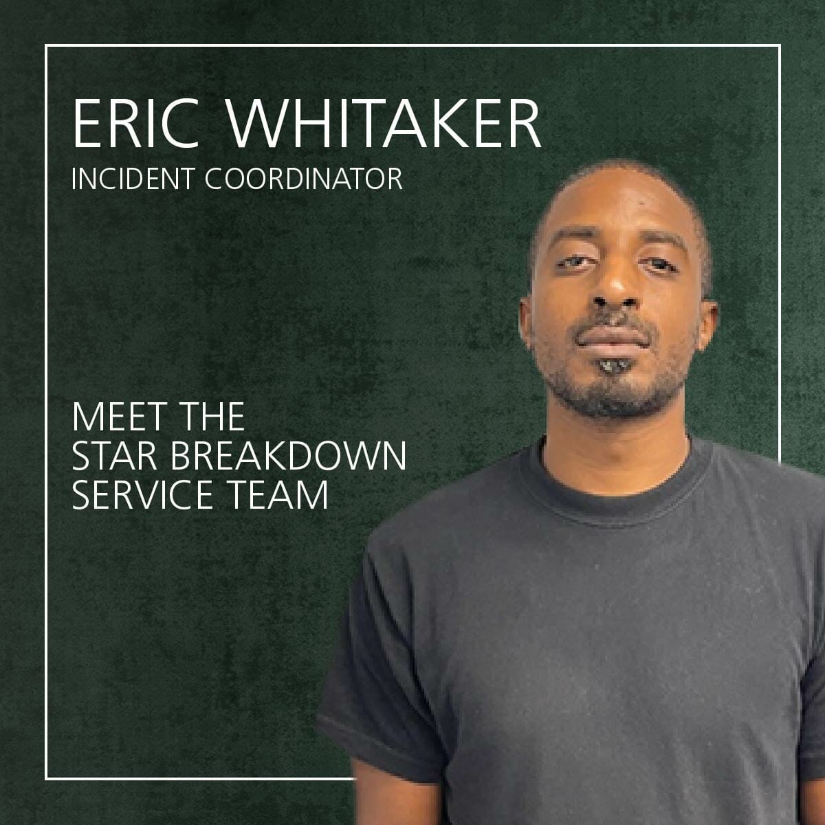 Meet SBS Incident Coordinator Eric Whitaker.